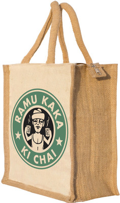 

Nisol Ramu Kaka Ki Chai Waterproof Lunch Bag(Beige, 12 inch)