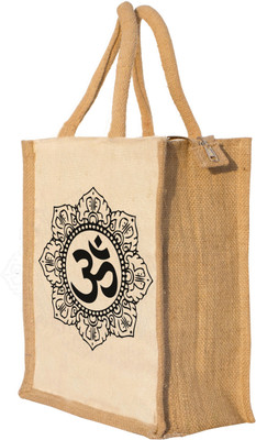 

Nisol Om Waterproof Lunch Bag(Beige, 12 inch)