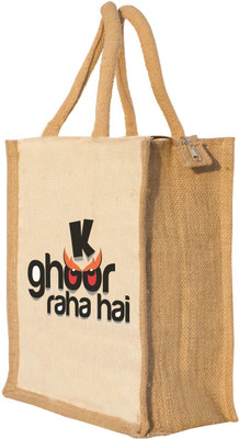 

Nisol Ghoor Raha Hai Waterproof Lunch Bag(Beige, 12 inch)