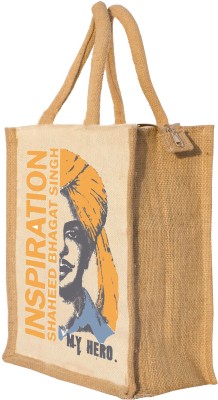 

Nisol My Hero Inspiration Shaheed Bhagat Singh Waterproof Lunch Bag(Beige, 12 inch)