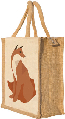 

Nisol Fox Waterproof Lunch Bag(Beige, 12 inch)