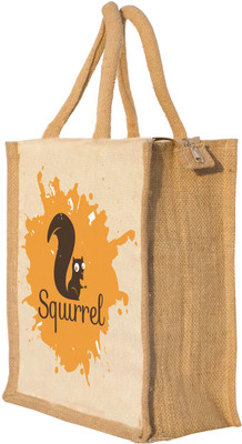 

Nisol Cute Squirrel Waterproof Lunch Bag(Beige, 12 inch)