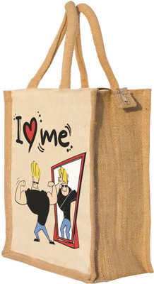 

Nisol I Love Me Johny Bravo Waterproof Lunch Bag(Beige, 12 inch)