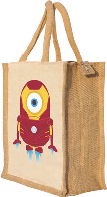 

Nisol Minion Iron Man Waterproof Lunch Bag(Beige, 12 inch)