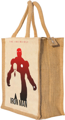 

Nisol Iron Man Waterproof Lunch Bag(Beige, 12 inch)