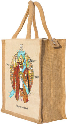 

Nisol Bhagat Singh Inquilab Zindabad Waterproof Lunch Bag(Beige, 12 inch)