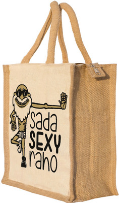 

Nisol Sada Sexy Raho Waterproof Lunch Bag(Beige, 12 inch)