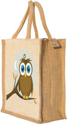 

Nisol Owl Waterproof Lunch Bag(Beige, 12 inch)