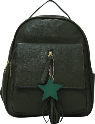 

Bee fashionable Backpack for college and school Waterproof Backpack(Green, 13 L)