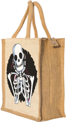 

Nisol Skull Waterproof Lunch Bag(Beige, 12 inch)