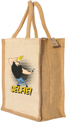 

Nisol Selfie Johny Bravo Waterproof Lunch Bag(Beige, 12 inch)