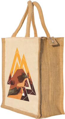 

Nisol Bird Vector Waterproof Lunch Bag(Beige, 12 inch)
