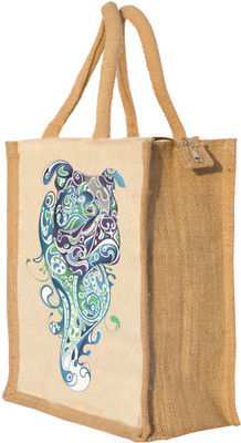 

Nisol Artistic BullDog Waterproof Lunch Bag(Beige, 12 inch)