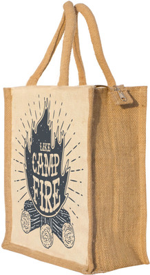 

Nisol Camp Fire Waterproof Lunch Bag(Beige, 12 inch)