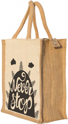 

Nisol Never Stop Waterproof Lunch Bag(Beige, 12 inch)