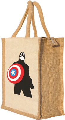 

Nisol Captain America Waterproof Lunch Bag(Beige, 12 inch)