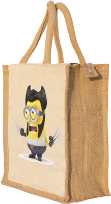 

Nisol Minion as Iron Man Waterproof Lunch Bag(Beige, 12 inch)