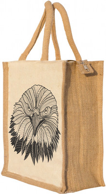 Nisol Horrible Eagle Waterproof Lunch Bag(Beige, 12 inch)