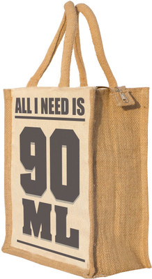 

Nisol I Need ML Waterproof Lunch Bag(Beige, 12 inch)