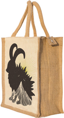 

Nisol Rabbit Sunrise Nature Waterproof Lunch Bag(Beige, 12 inch)