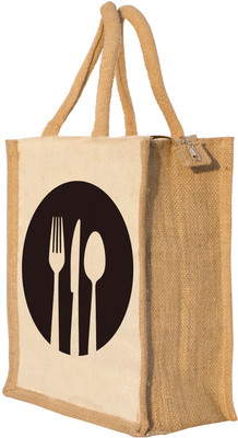 

Nisol Fork Knife Spoon Waterproof Lunch Bag(Beige, 12 inch)