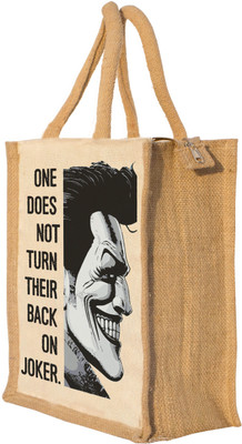 

Nisol Horrible Joker Thoughts Waterproof Lunch Bag(Beige, 12 inch)