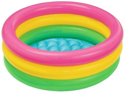 SANJARY SUPER QUALITY 2 FEET BABY BATH TUB CUM CIRCULAR POOL (Multicolor) (PACK OF 1)(Multicolor)