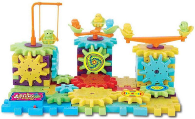 

Healing Crystals India Funny Bricks Gear Building Toy Set Interlocking Learning Blocks Motorized Spinning Gears (81 Pieces)(Multicolor)
