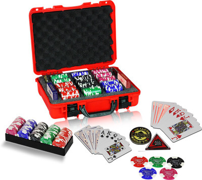 Casinoite Billium 300 Poker Clay Chips Set(Multicolor)