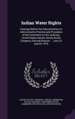 Indian Water Rights(English, Hardcover, unknown)