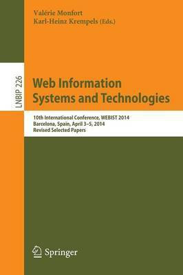 Web Information Systems and Technologies(English, Paperback, unknown)