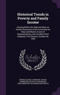 Historical Trends in Poverty and Family Income(English, Hardcover, unknown)