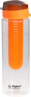 Flipkart SmartBuy Plastic Fruit Infuser Bottle (Pack of 1, Orange, Grey)