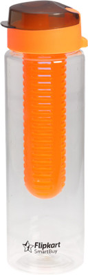 Flipkart SmartBuy Plastic Fruit Infuser Bottle(Pack of 1, Orange, Grey, Plastic)