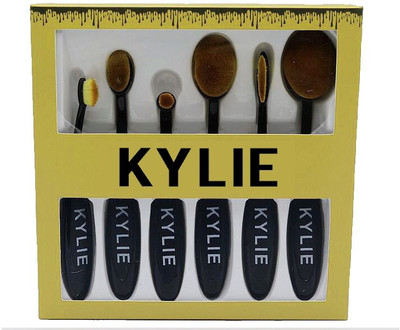 

Kylie TOOTH BRUSH TYPE DESIGNER MAKE UP BRUSHES SET(Pack of 6)