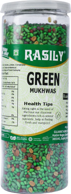 

rasily Emerald Green Mukhwas green, fennel, dhana dal, sweet and salted Mouth Freshener