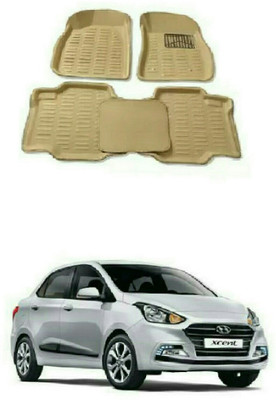 Auto Fashion Polyutherine 3D Mat For  Hyundai Xcent(Beige)