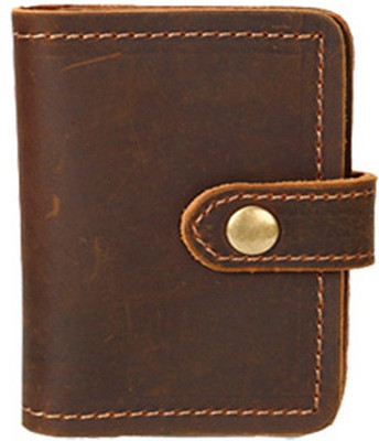 

Hide & Sleek 3 Card Holder(Set of 1, Brown)