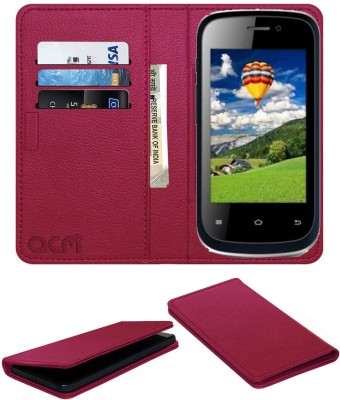 ACM Flip Cover for Iball Andi 3.5kke Winner Plus(Pink, Cases with Holder, Pack of: 1)