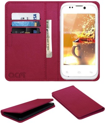 ACM Flip Cover for Gionee Ctrl V2(Pink, Cases with Holder, Pack of: 1)