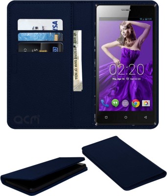 ACM Flip Cover for Zen Admire Sxy(Blue, Cases with Holder, Pack of: 1)
