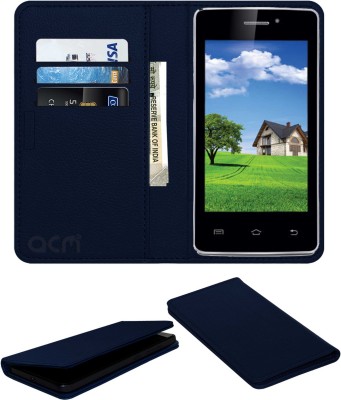 ACM Flip Cover for iBall Andi 4P Class X(Blue, Cases with Holder, Pack of: 1)