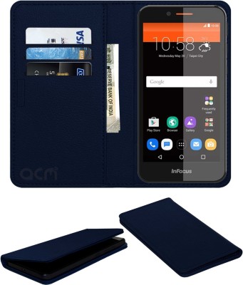 ACM Flip Cover for Infocus M260(Blue, Cases with Holder, Pack of: 1)