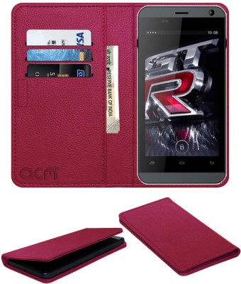 ACM Flip Cover for Karbonn Titanium S15+ Plus(Pink, Cases with Holder, Pack of: 1)