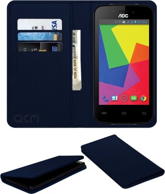 ACM Flip Cover for Aoc E40(Blue, Cases with Holder, Pack of: 1)