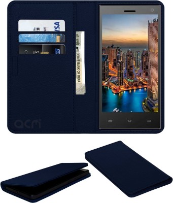 ACM Flip Cover for Ziox Astra Nxt(Blue, Cases with Holder, Pack of: 1)