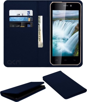 ACM Flip Cover for Iball Andi 4.5m Enigma(Blue, Cases with Holder, Pack of: 1)