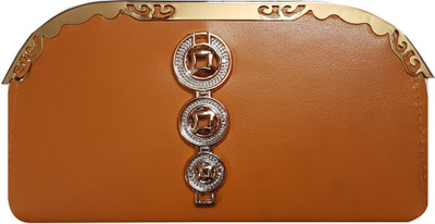 

Bloomtail Casual, Party, Formal, Sports Brown Clutch