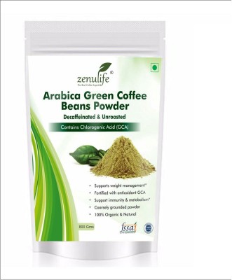 

Zenulife Organic Green Coffee beans Powder for Weight Loss (Unroasted Coffee) Instant Coffee 800 g (800 G) Instant Coffee 800 g