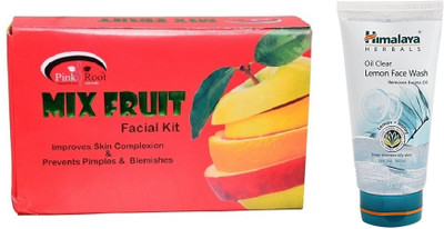 

Pink Root MIX FRUIT KIT 83G WITH HIMALAYA LEMON FACE WASH(Set of 2)